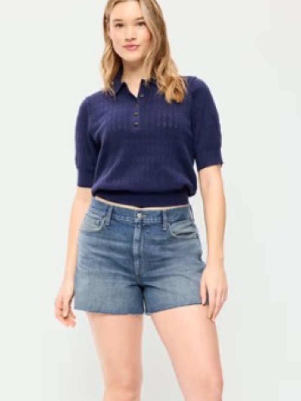 Old Navy High-Waisted OG Cut Off Jean Shorts Size 12 NWOT